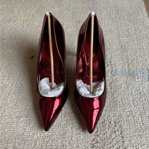 Aldo Glossy Red Heels